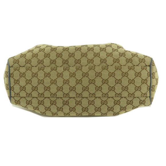 Gucci Suki GG Tote Bag Canvas Brown x Blue - Picture 4 of 9